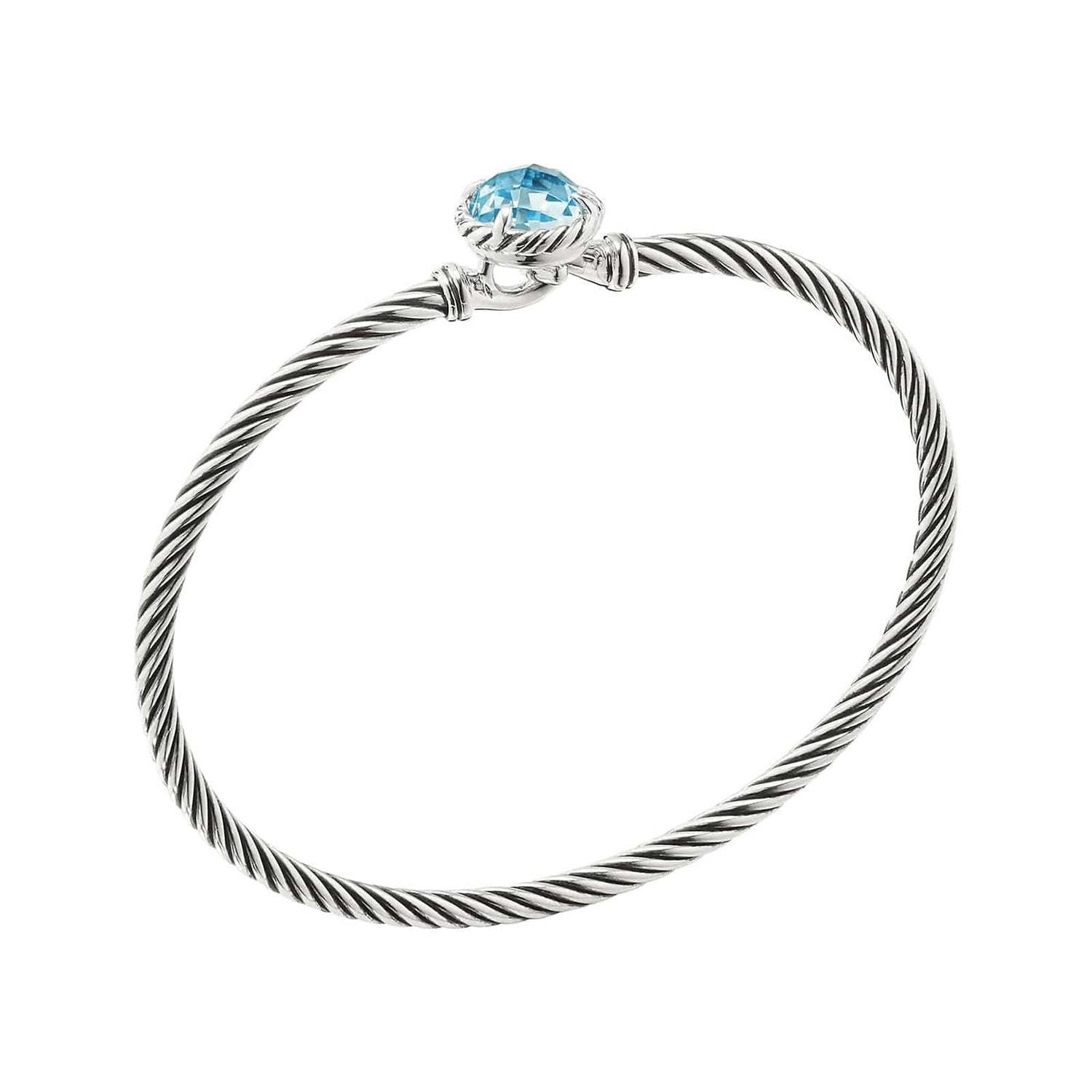Châtelaine Bangle in Blue Topaz - David Yurman- Diamond Cellar