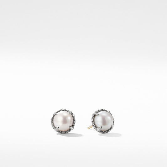 Chatelaine Earrings with Pearl - David Yurman- Diamond Cellar