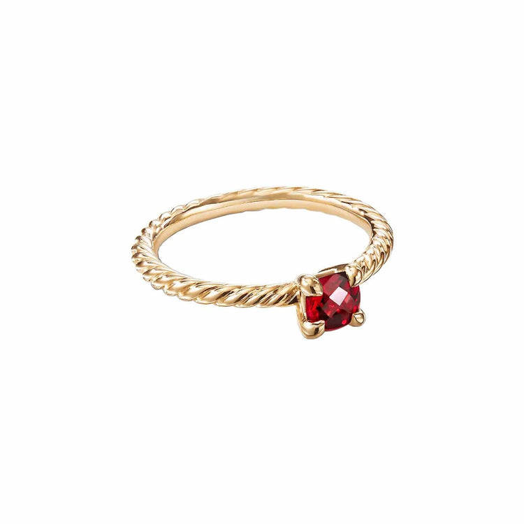 Châtelaine Kids Ring in Garnet - David Yurman- Diamond Cellar