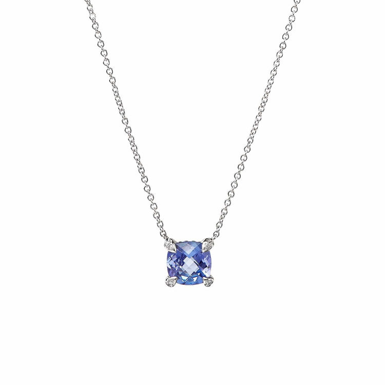 Châtelaine Pendant in Tanzanite with Diamond Accents - David Yurman- Diamond Cellar