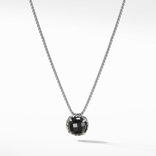 Chatelaine Pendant Necklace with Black Onyx - David Yurman- Diamond Cellar