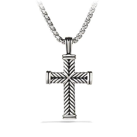 Chevron Cross - David Yurman- Diamond Cellar