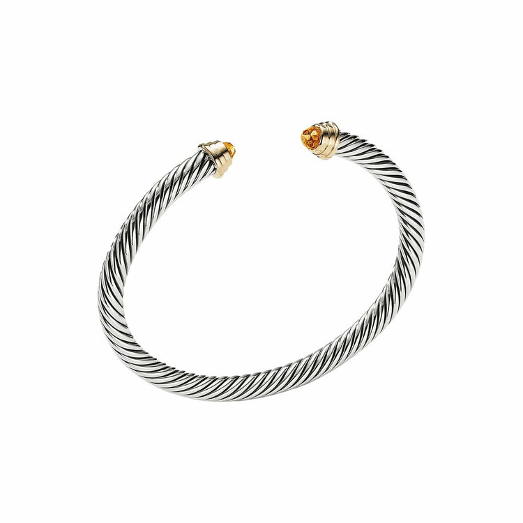 Citrine Cable Kids Cuff - David Yurman- Diamond Cellar