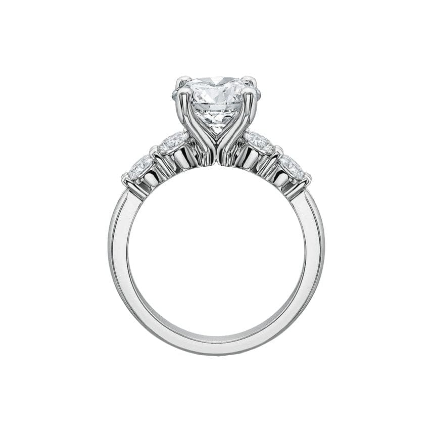 Classic Diamond Semi Mount Ring - Precision Set- Diamond Cellar