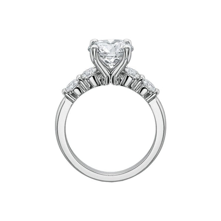 Classic Diamond Semi Mount Ring - Precision Set- Diamond Cellar
