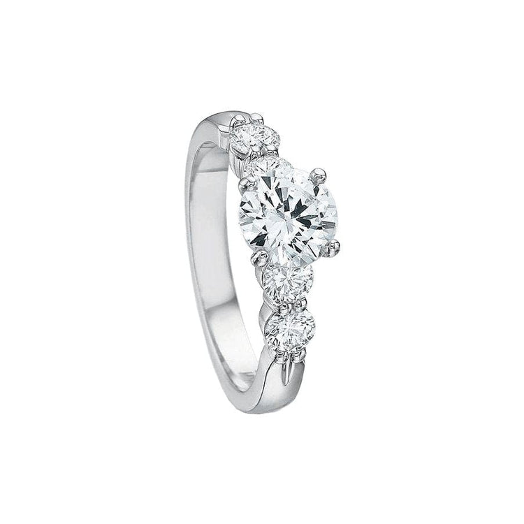 Classic Diamond Semi Mount Ring - Precision Set- Diamond Cellar