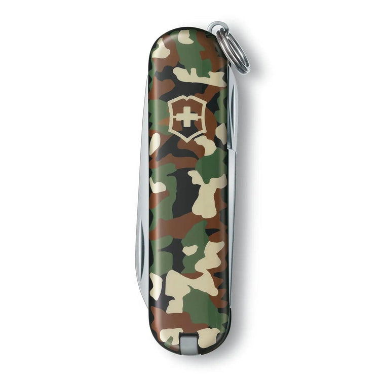 Classic SD Pocket Knife in Green Camouflage - Victorinox Swiss Army- Diamond Cellar