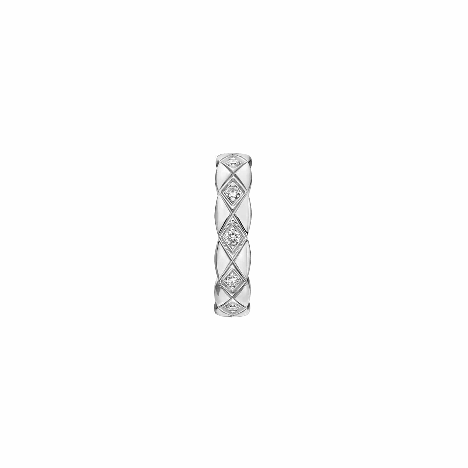 Coco Crush Single Slip On Earring with Diamonds by Chanel