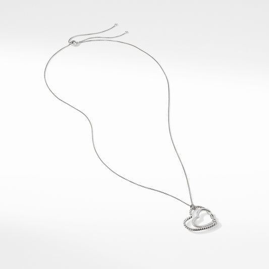 Continuance Heart Necklace with Diamonds - David Yurman- Diamond Cellar
