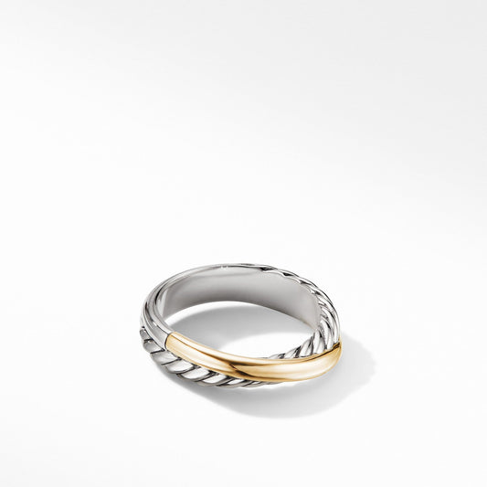Crossover Ring with 18K Yellow Gold - David Yurman- Diamond Cellar