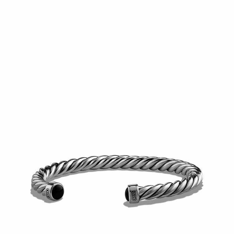 Cuff Bracelet with Black Onyx - David Yurman- Diamond Cellar