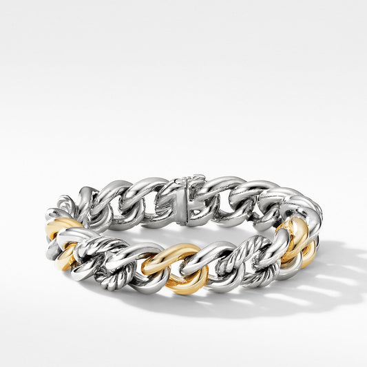 Curb Chain Bracelet with 14K Yellow Gold - David Yurman- Diamond Cellar