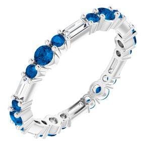 Custom 18K White Eternity Band Mounting Size 5.5 - STULLER- Diamond Cellar