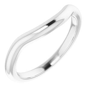 Custom Platinum Band for 12 mm Cushion Ring - STULLER- Diamond Cellar