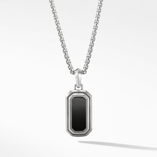 Deco Amulet with Black Onyx - David Yurman- Diamond Cellar