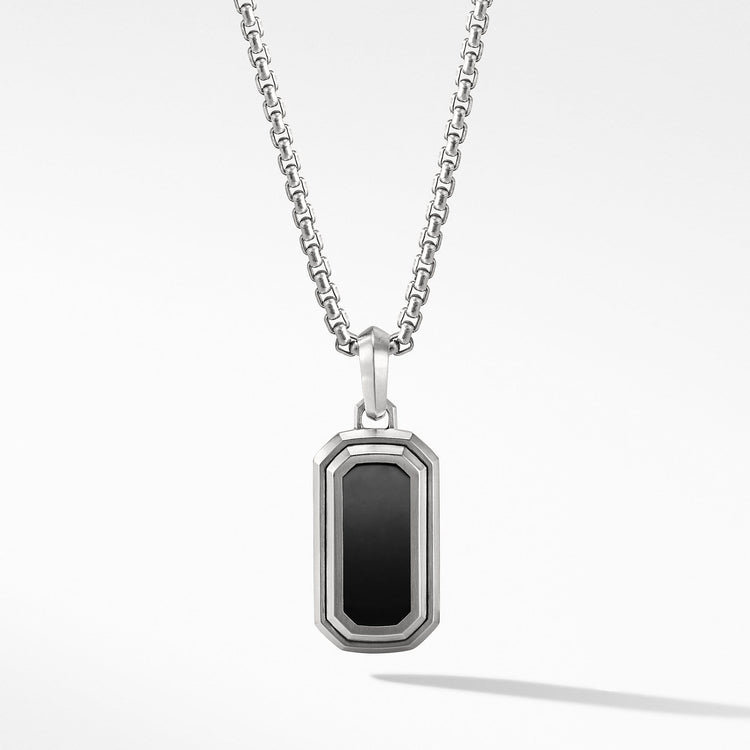 Deco Amulet with Black Onyx - David Yurman- Diamond Cellar
