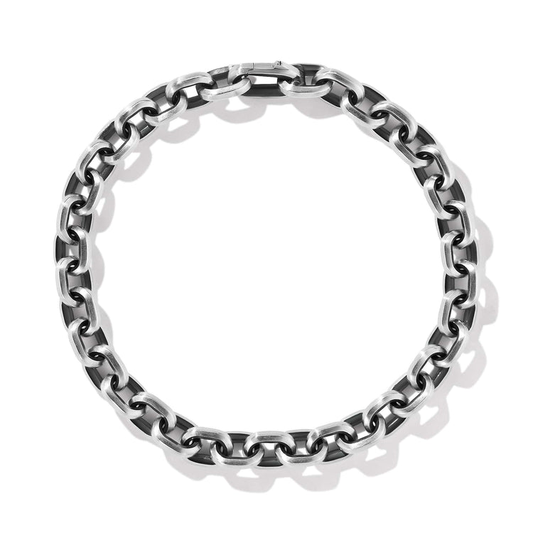Deco Chain Link Bracelet in Sterling Silver - David Yurman- Diamond Cellar