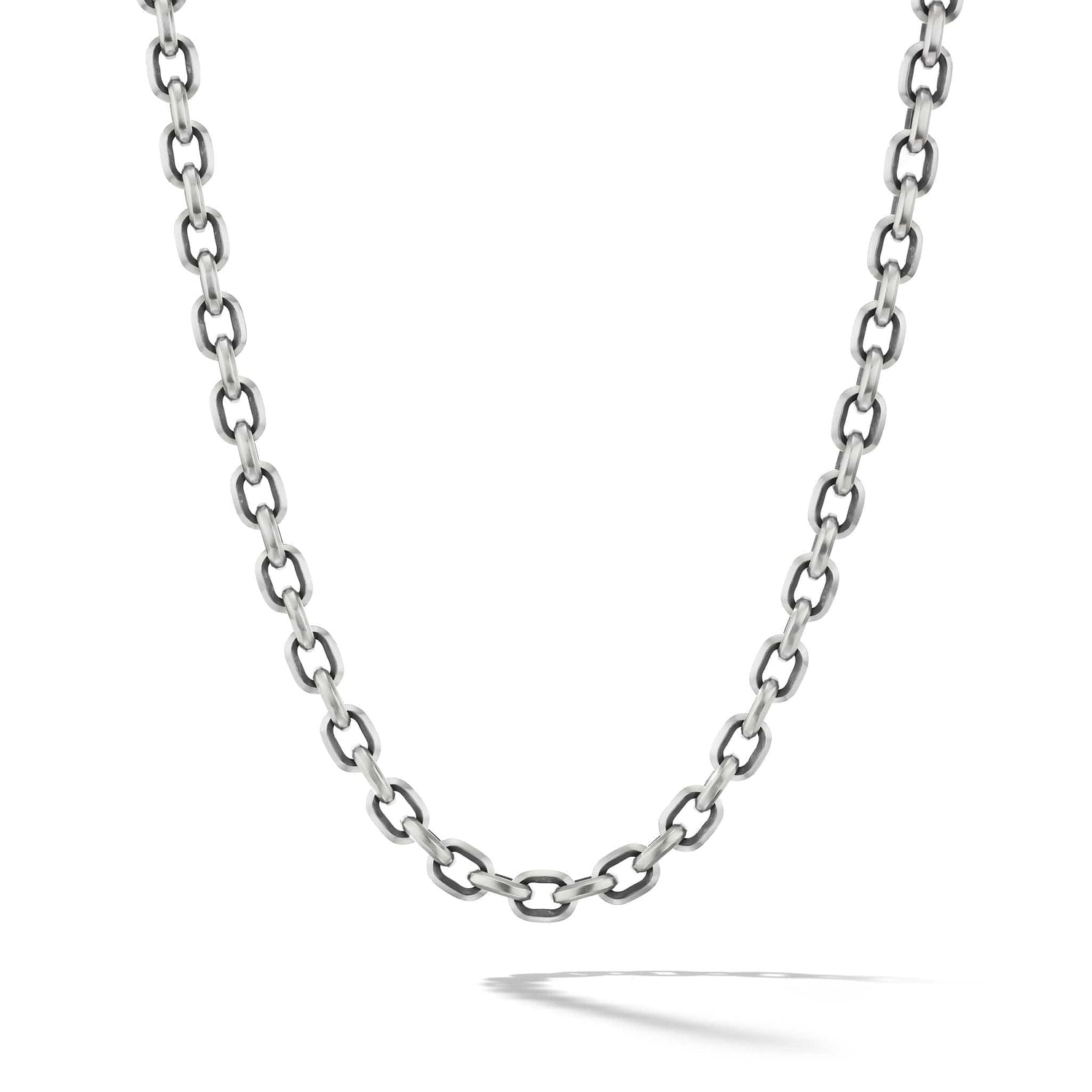 Deco Chain Link Necklace in Sterling Silver - David Yurman- Diamond Cellar