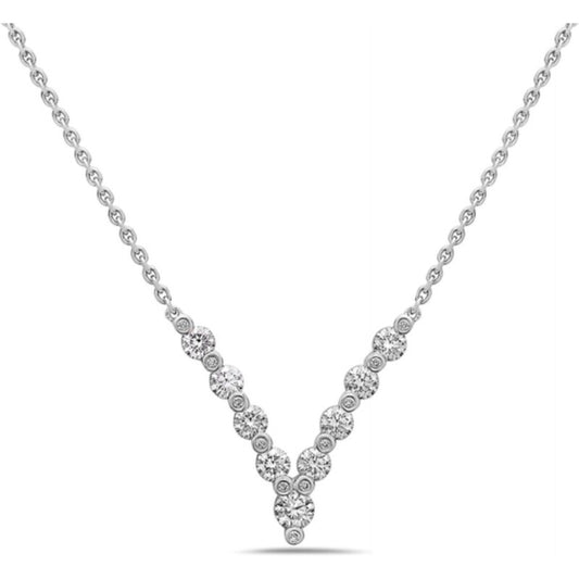 Diamond Air V Necklace