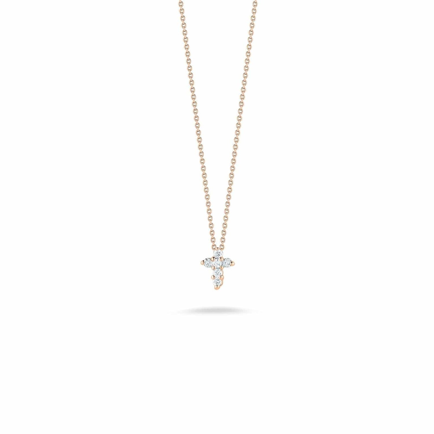 Diamond Baby Cross Pendant - Roberto Coin- Diamond Cellar
