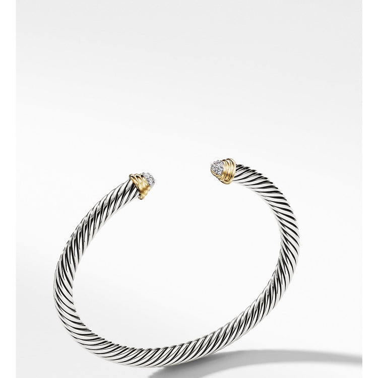 Diamond Cable Kids Cuff - David Yurman- Diamond Cellar