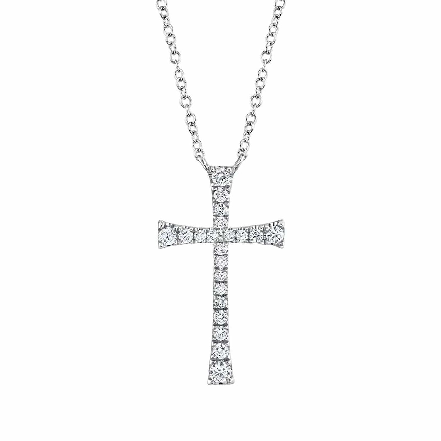 Diamond Cross Necklace by Shy Creation Diamond Cellar