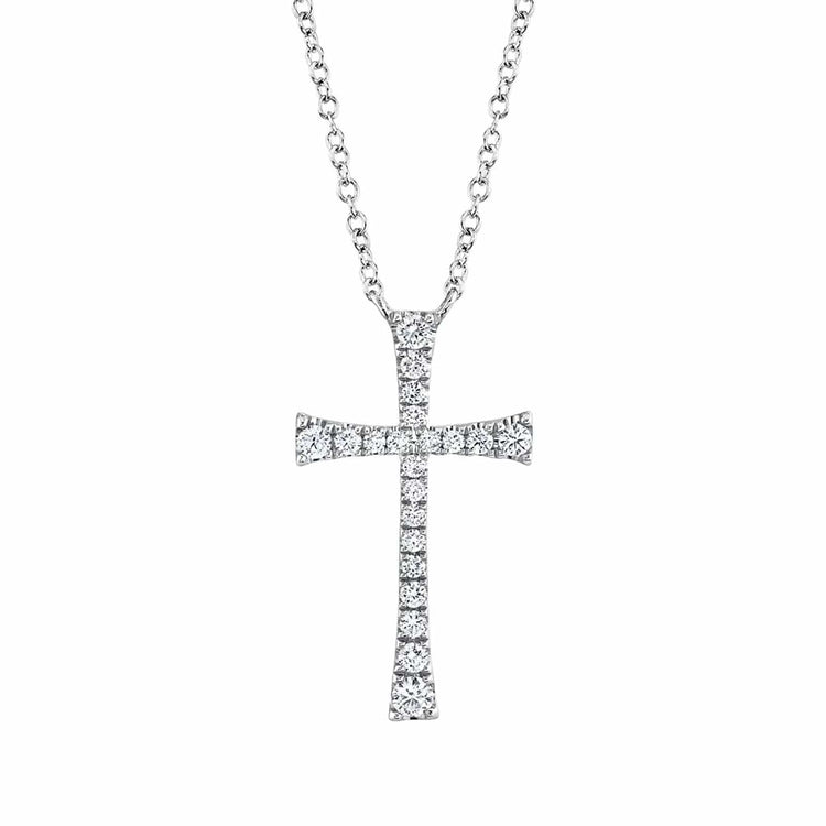 Diamond Cross Necklace by Shy Creation Diamond Cellar