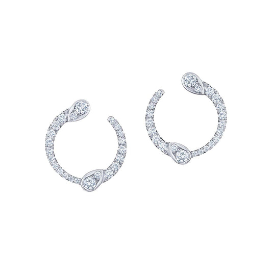 Diamond Eclipse Earrings - Kwiat- Diamond Cellar
