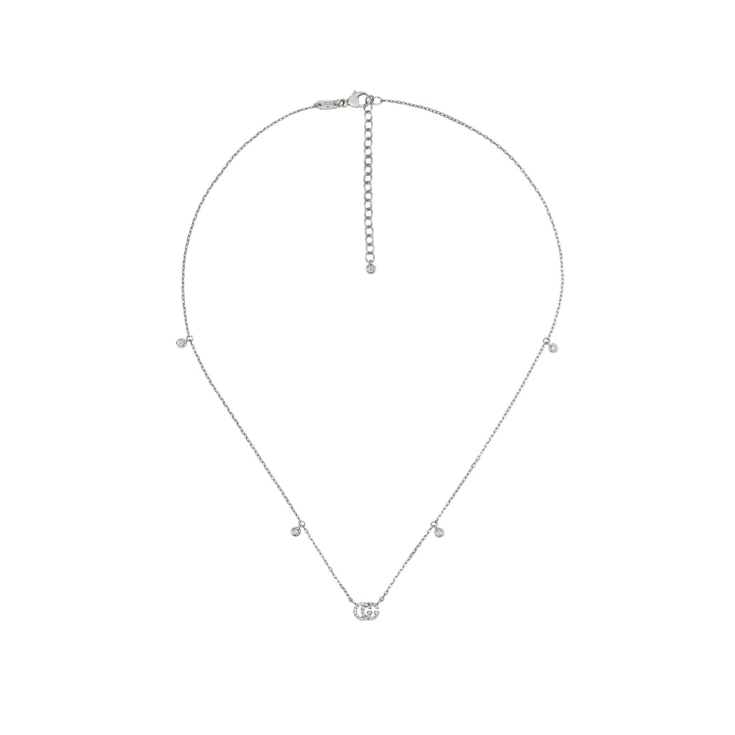 Diamond GG Running Necklace - Gucci- Diamond Cellar