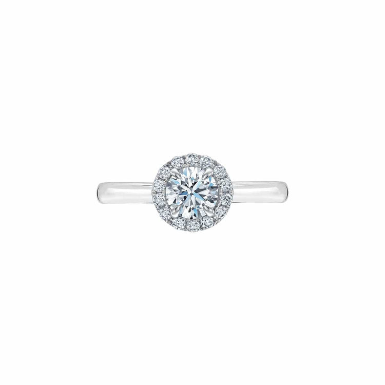 Diamond Halo Ring - Forevermark- Diamond Cellar