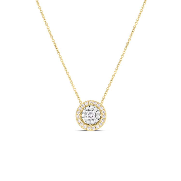 Diamond Siena Dot Necklace - Roberto Coin- Diamond Cellar