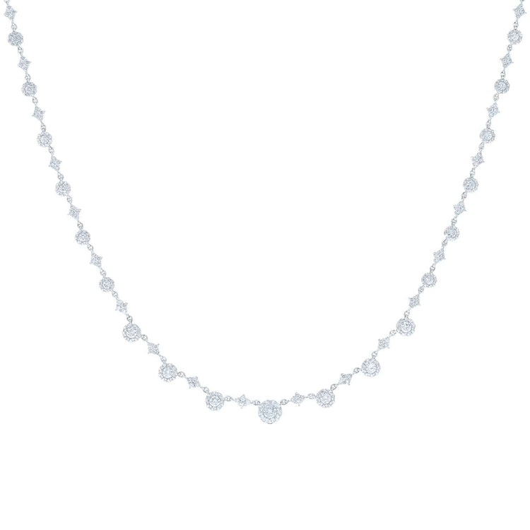 Diamond Sunburst Necklace - Kwiat- Diamond Cellar