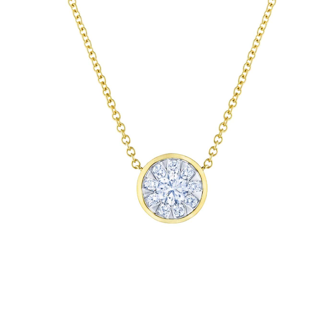 Diamond Sunburst Pendant - Kwiat- Diamond Cellar