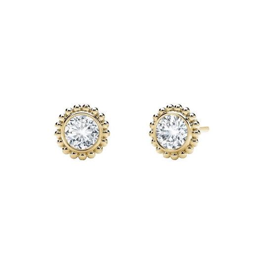 Diamond Tribute Collection Beaded Studs - Forevermark- Diamond Cellar
