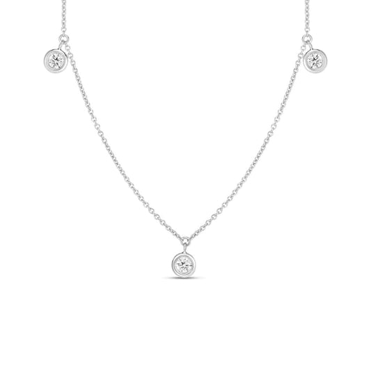 Diamonds by the Inch 3-Station Drop Necklace - Roberto Coin- Diamond Cellar