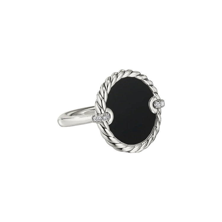 DY Elements Black Onyx Ring - David Yurman- Diamond Cellar
