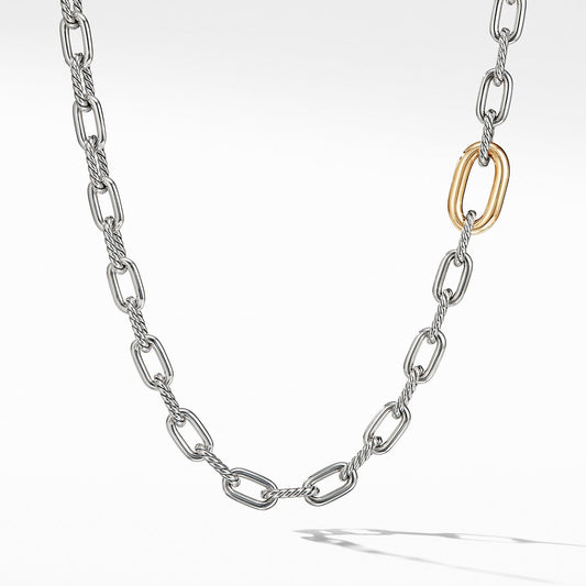 DY Madison Convertible Chain Link Necklace with 18K Yellow Gold - David Yurman- Diamond Cellar