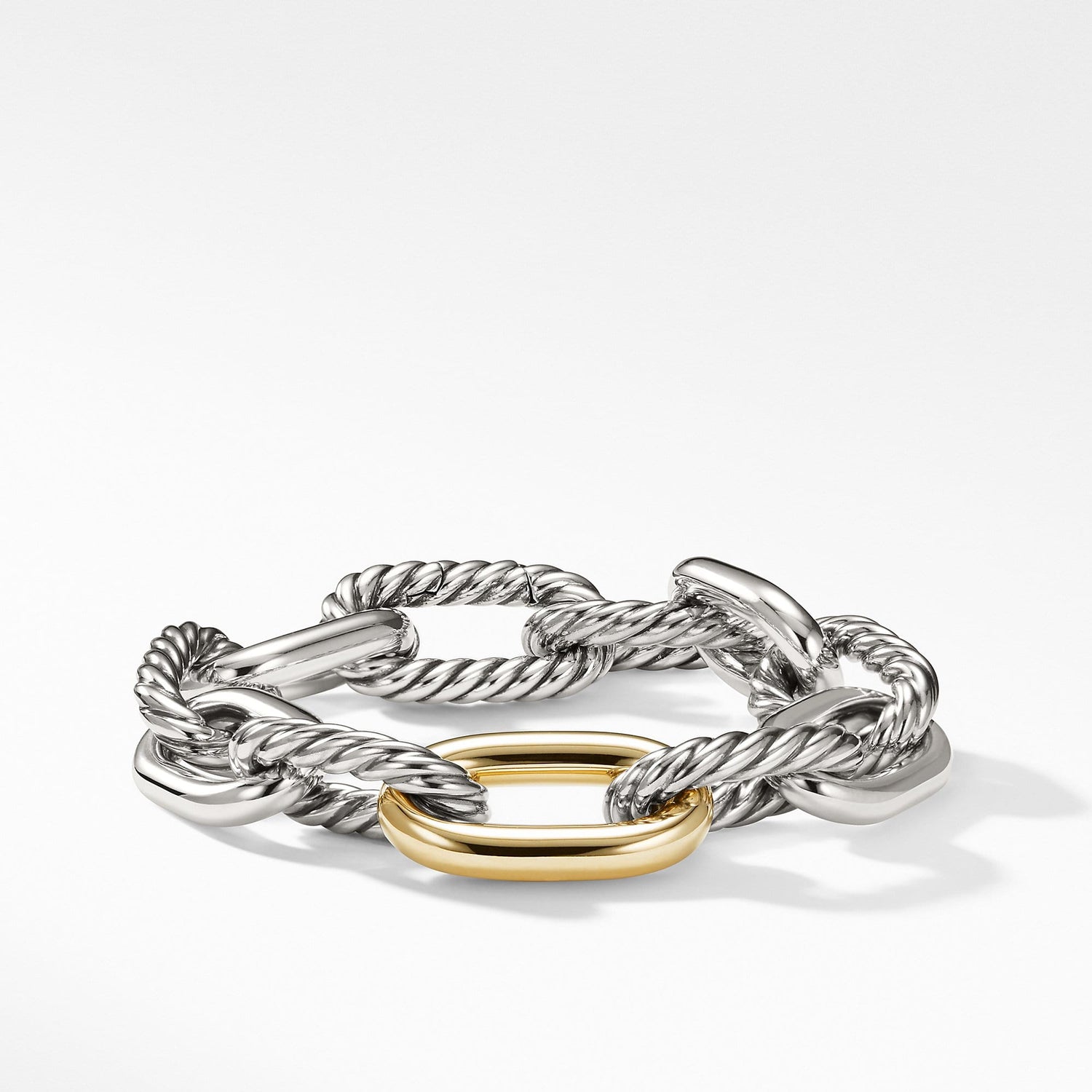DY Madison Large Bracelet with 18K Gold - David Yurman- Diamond Cellar