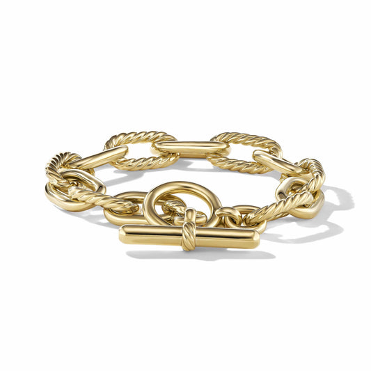 DY Madison Toggle Chain Bracelet in 18K Yellow Gold - David Yurman- Diamond Cellar