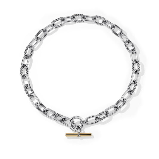 DY Madison Toggle Chain Necklace with 18K Yellow Gold - David Yurman- Diamond Cellar