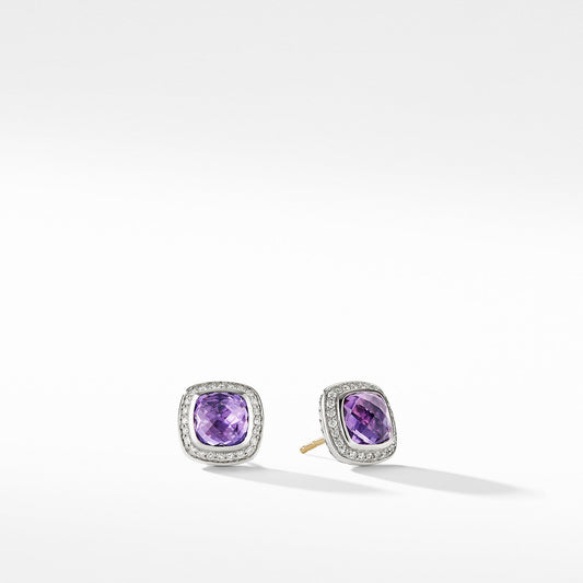 Earrings with Amethyst and Diamonds - David Yurman- Diamond Cellar