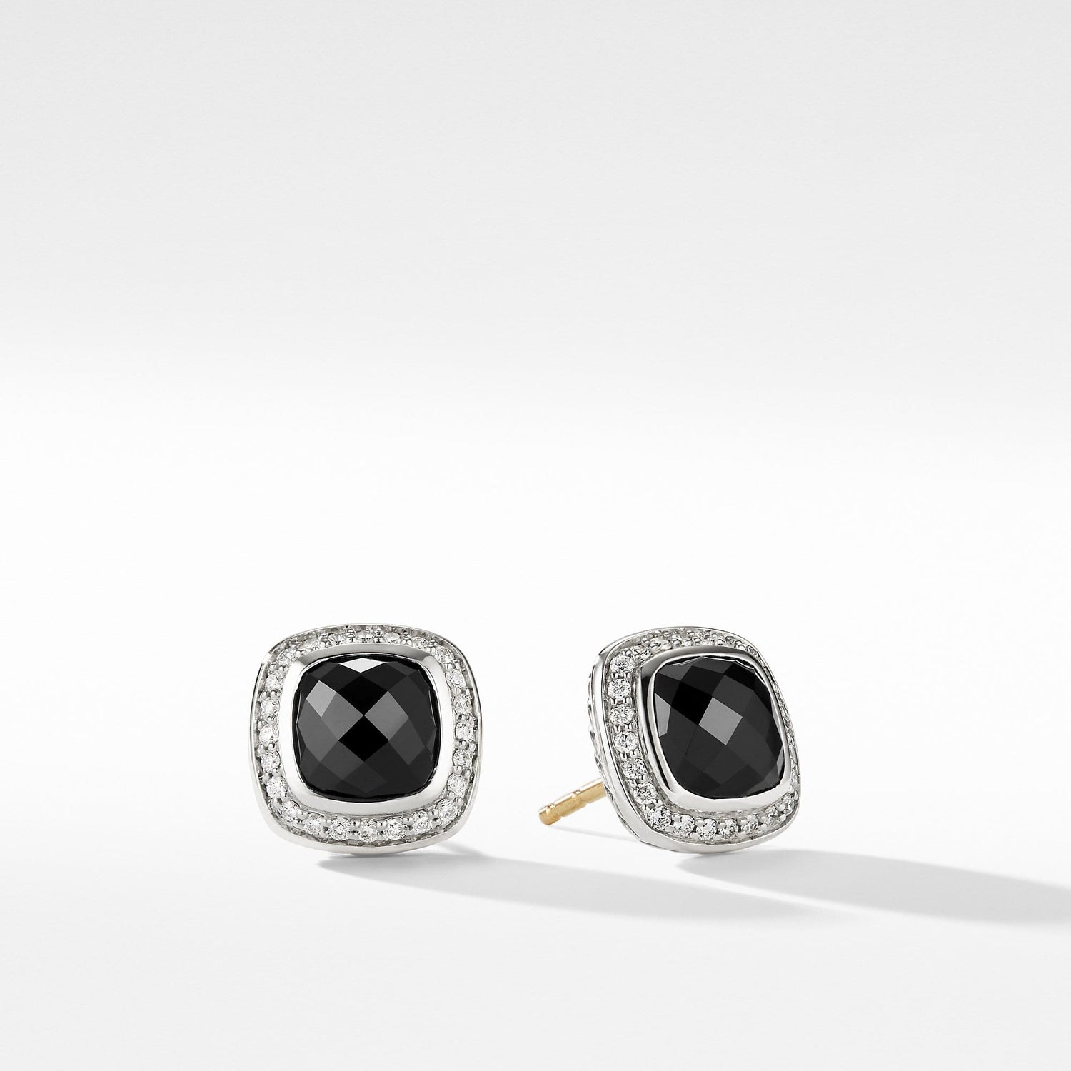 Earrings with Black Onyx and Diamonds - David Yurman- Diamond Cellar