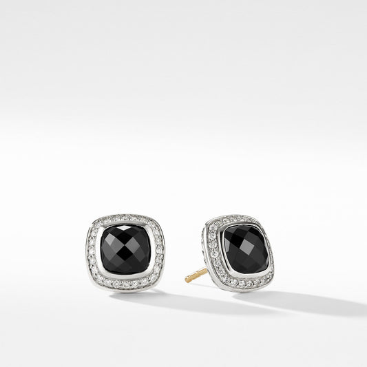 Earrings with Black Onyx and Diamonds - David Yurman- Diamond Cellar