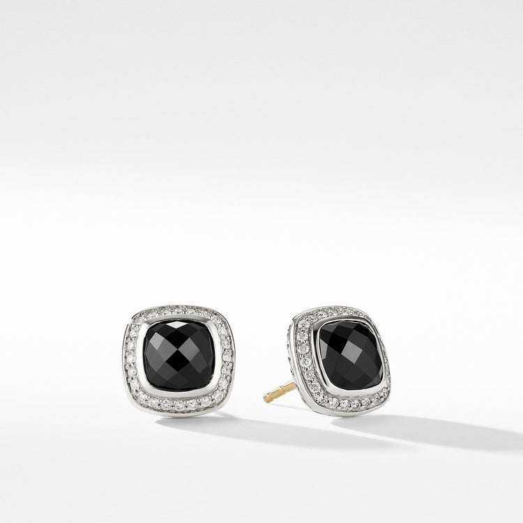 Earrings with Black Onyx and Diamonds - David Yurman- Diamond Cellar