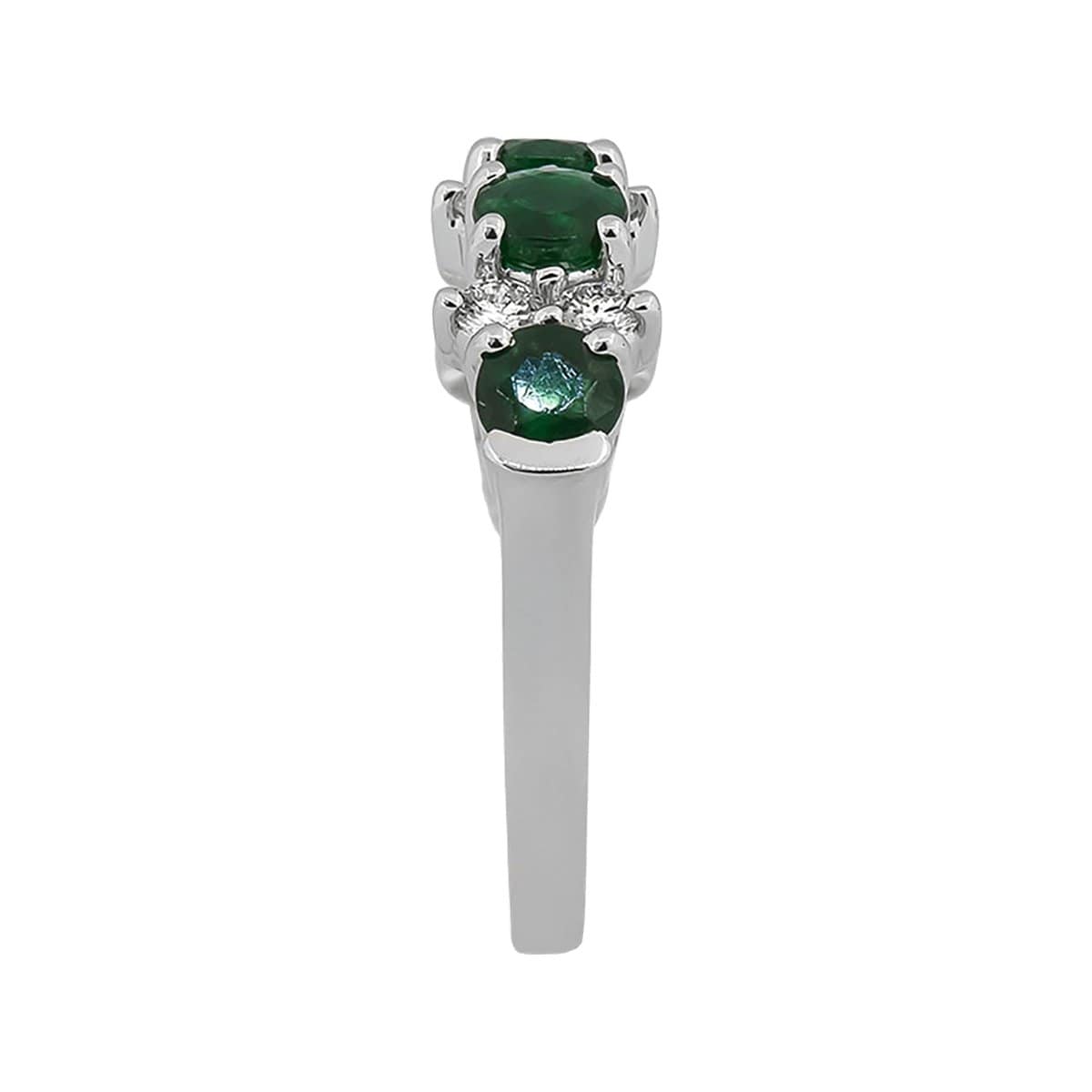Emerald and Diamond Band - Diamond Cellar- Diamond Cellar