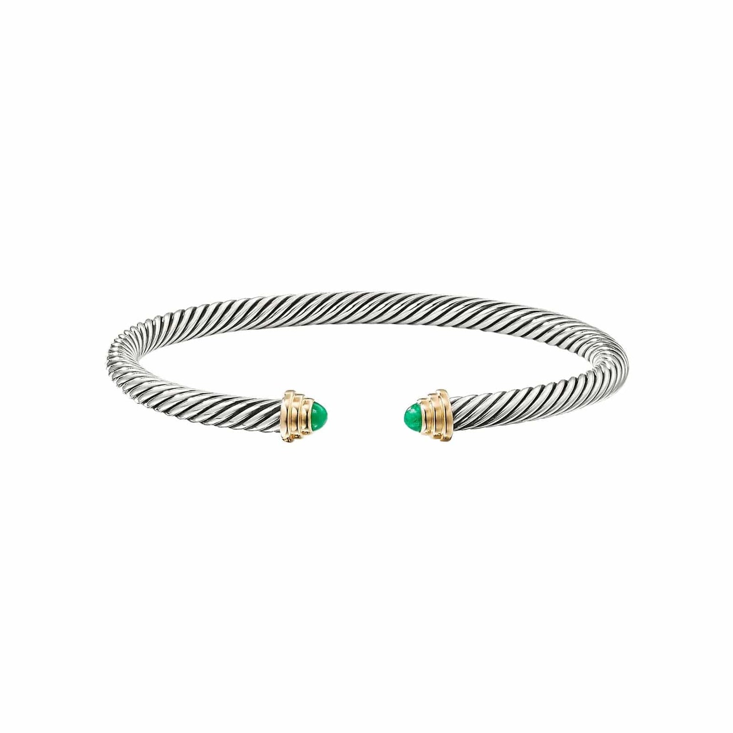 Emerald Cable Kids Cuff - David Yurman- Diamond Cellar