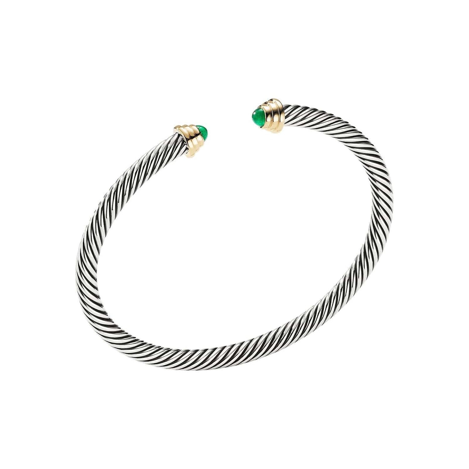 Emerald Cable Kids Cuff - David Yurman- Diamond Cellar
