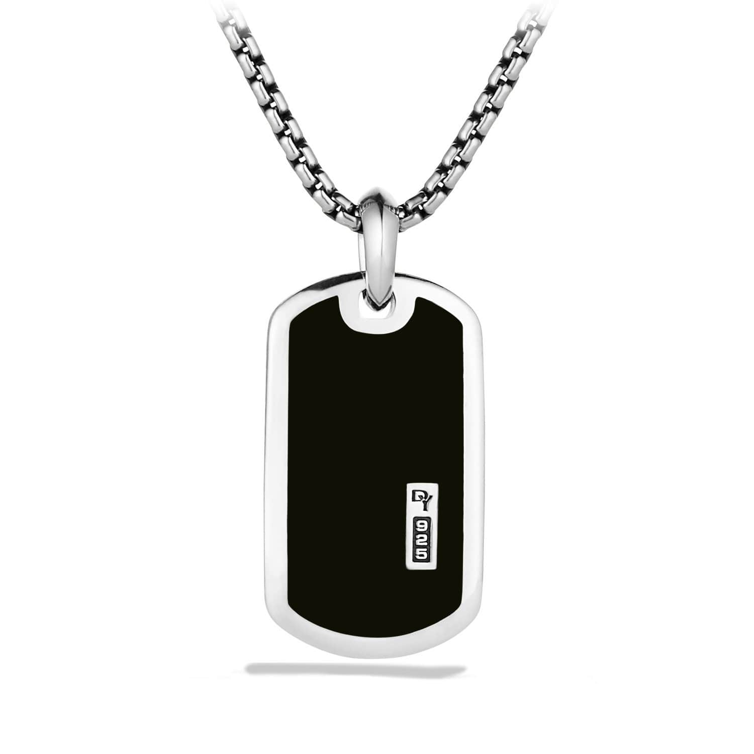 Exotic Stone Tag with Black Onyx - David Yurman- Diamond Cellar