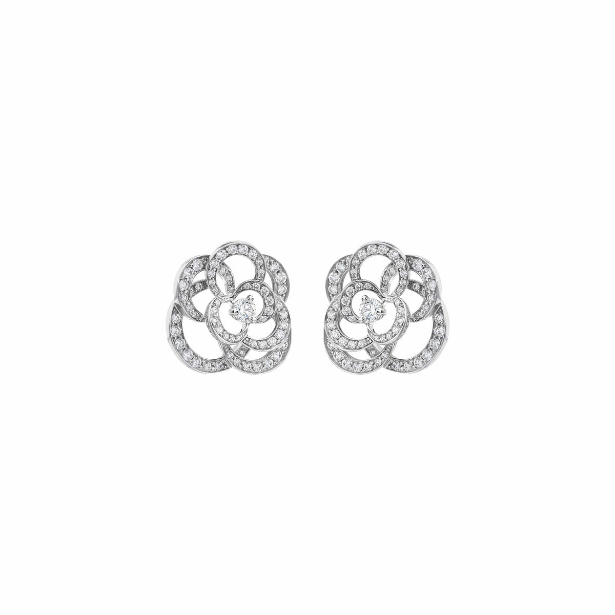 Banzai udsende hykleri Fil de Camélia Earrings by Chanel | Diamond Cellar