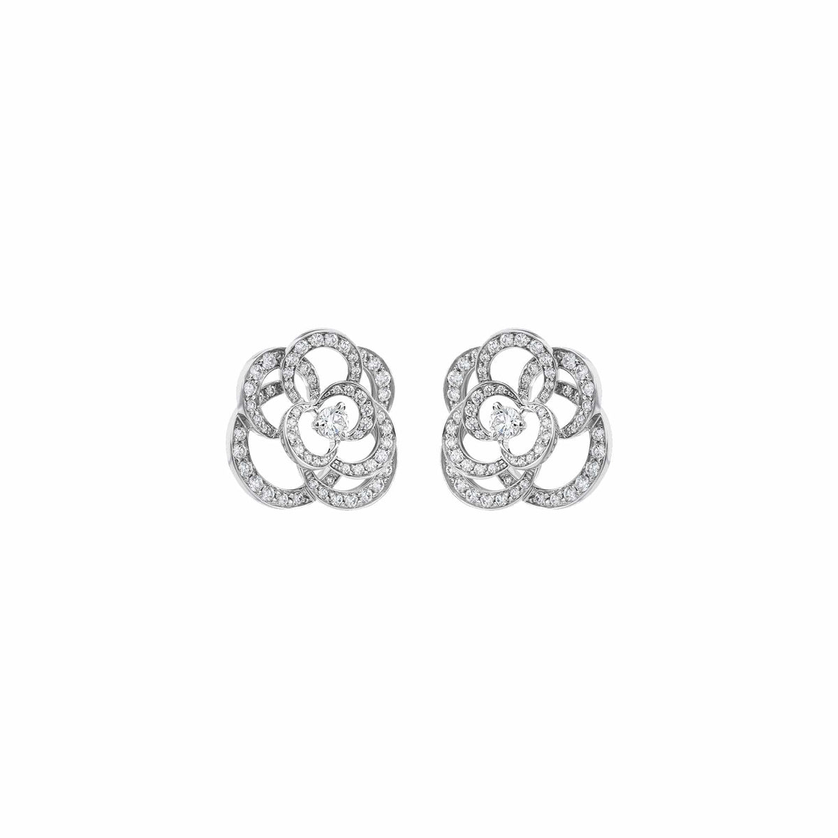 Fil de camelia earrings Clearance